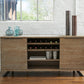 Geneva Sideboard 66 Inches in Grey