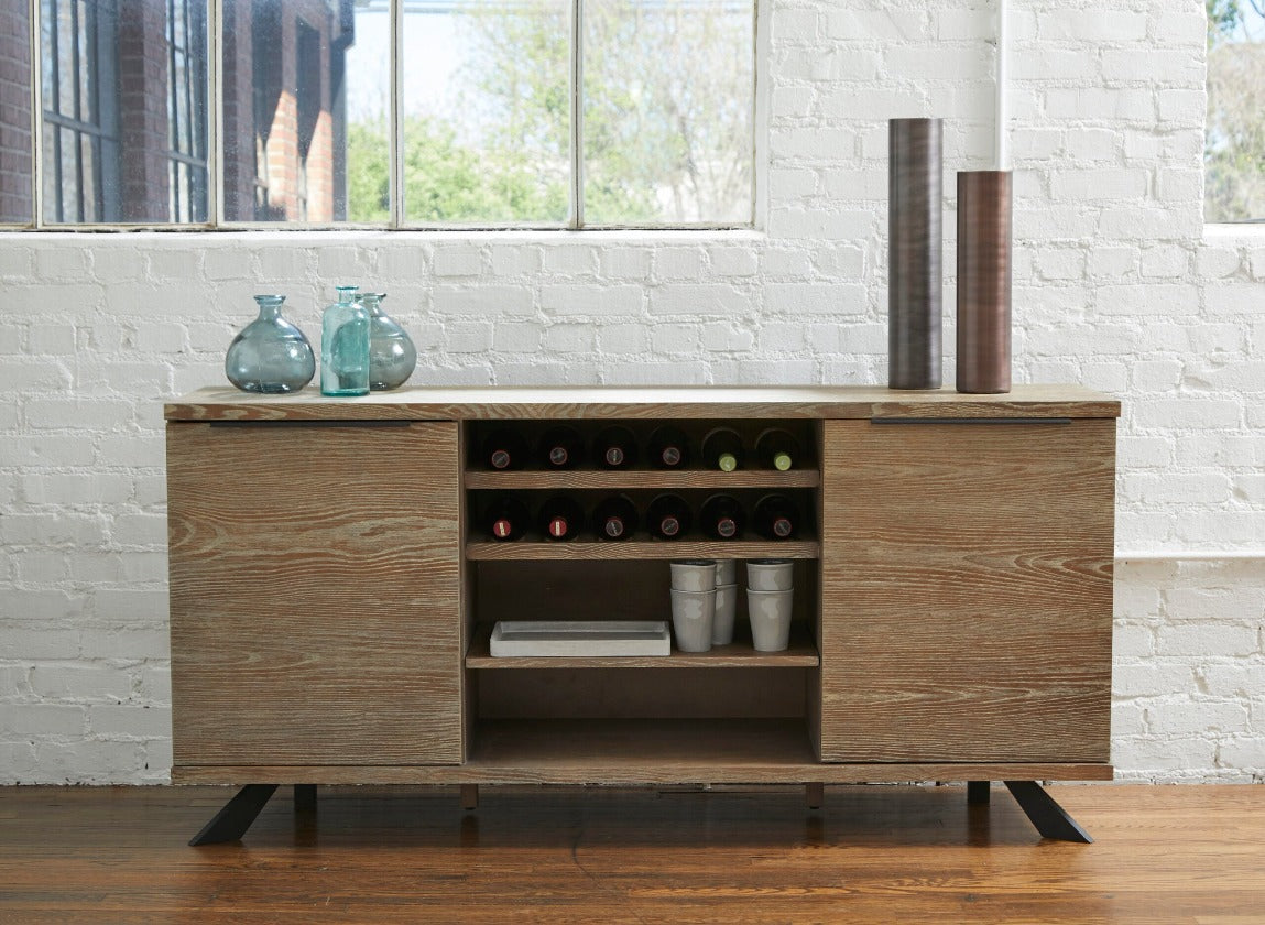 Geneva Sideboard 66 Inches in Grey