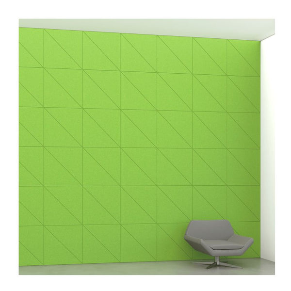 EchoScape Green Apple Acoustic Wall Tiles 23.5W (Qty. 8 Tiles)
