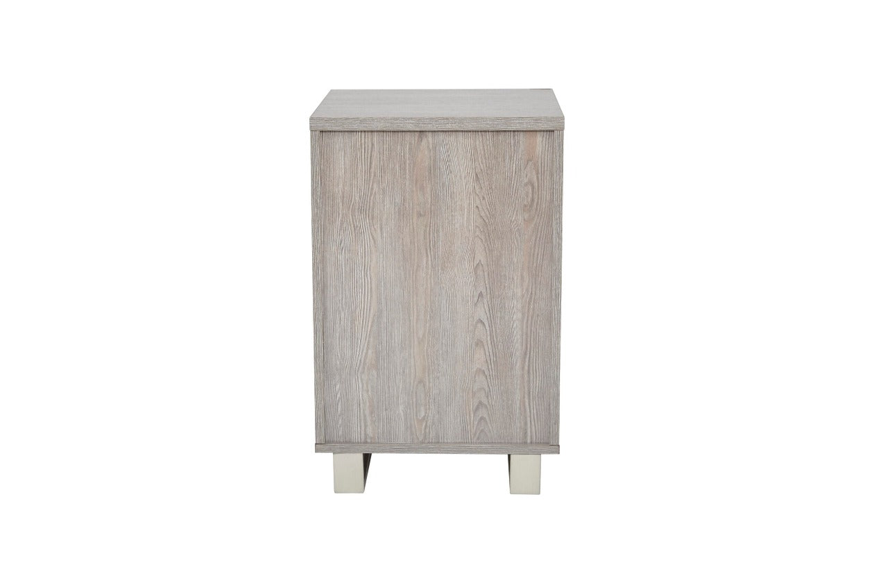 2-Drawer High Pedestal Cabinet in Grey K124-Grey