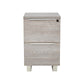 2-Drawer High Pedestal Cabinet in Grey K124-Grey