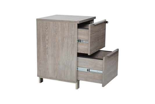 2-Drawer High Pedestal Cabinet in Grey K124-Grey