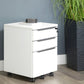 Kalmar 3-Drawer Mobile File Cabinet 19 x 25"