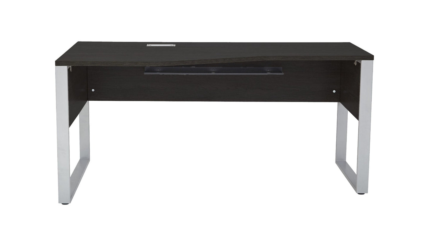 Kalmar Crescent Shape Desk 63" w/ USB and Power Outlets