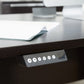 90 Degree Left Corner Standing Desk K6363SSL-Grey 63" 