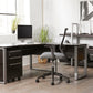 Kalmar Crescent Shape Desk 63" w/ USB and Power Outlets