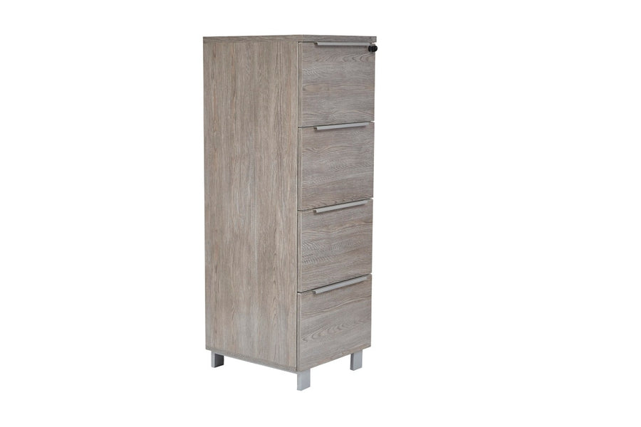 Kalmar 4-Drawer Filing Cabinet In Grey 19 x 53