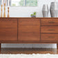 Lavina Sideboard Walnut Wood Finish LVNA 4065 
