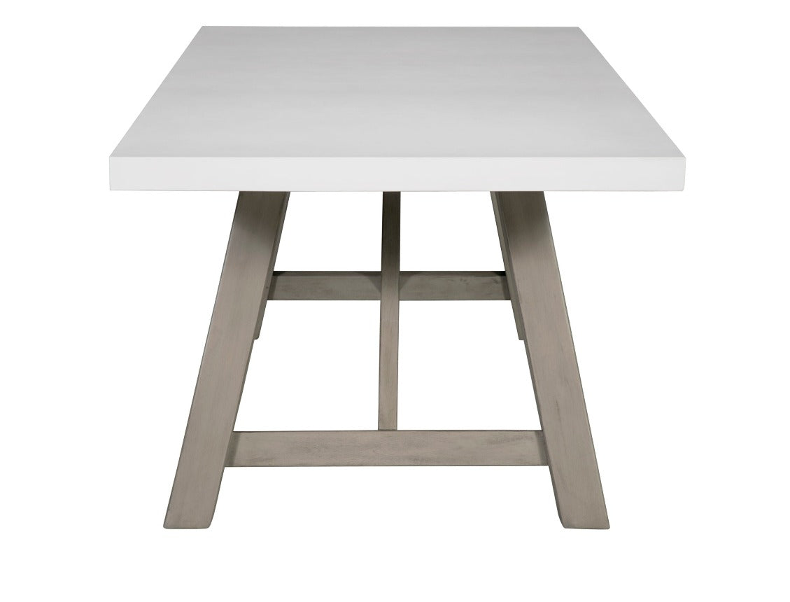 Mills Round and Rectangle Dining Table Concrete Top