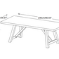 Mills Round and Rectangle Dining Table Concrete Top