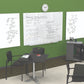 Glass Magnetic Whiteboards Wall Mounted 24"-95"W