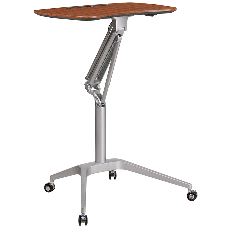 Mobile Standing Desk Pneumatic