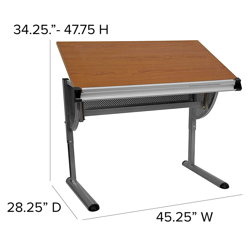 Berkley Adjustable Drawing Table with Frame