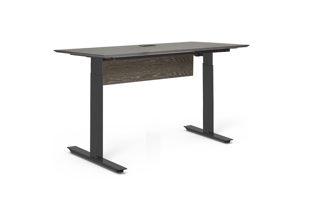 Oslo Electric Standing Desk 71" in Grey