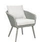 Outdoor 3 Piece Bistro Wicker Chairs with Table