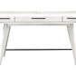 Rainier Stylish Desk with 3 Drawers in Grey & White