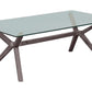 Rainier Glass Coffee Table 51 x 27.5 Inches