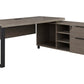 Stavanger 90 Degree Desk with return Cabinet 71" 