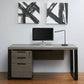 Stavanger Filing Cabinet Storage & Credenza in Dark Grey