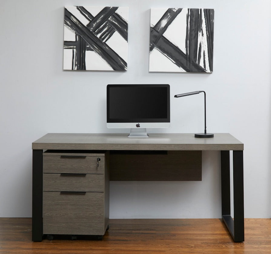 Stavanger Filing Cabinet Storage & Credenza in Dark Grey