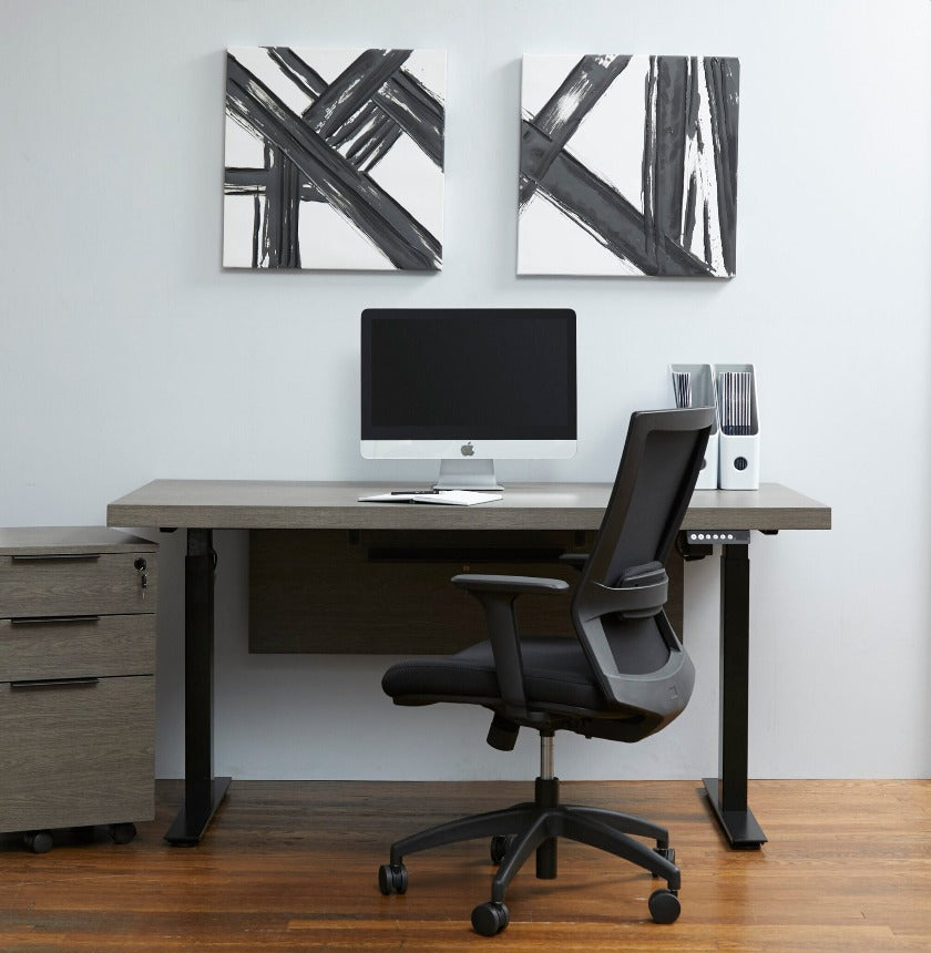 Stavanger Filing Cabinet Storage & Credenza in Dark Grey