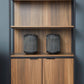 Sierra Bookcase W/ Doors 32x14x47 Inches