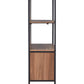 Sierra Bookcase W/ Doors 32x14x47 Inches
