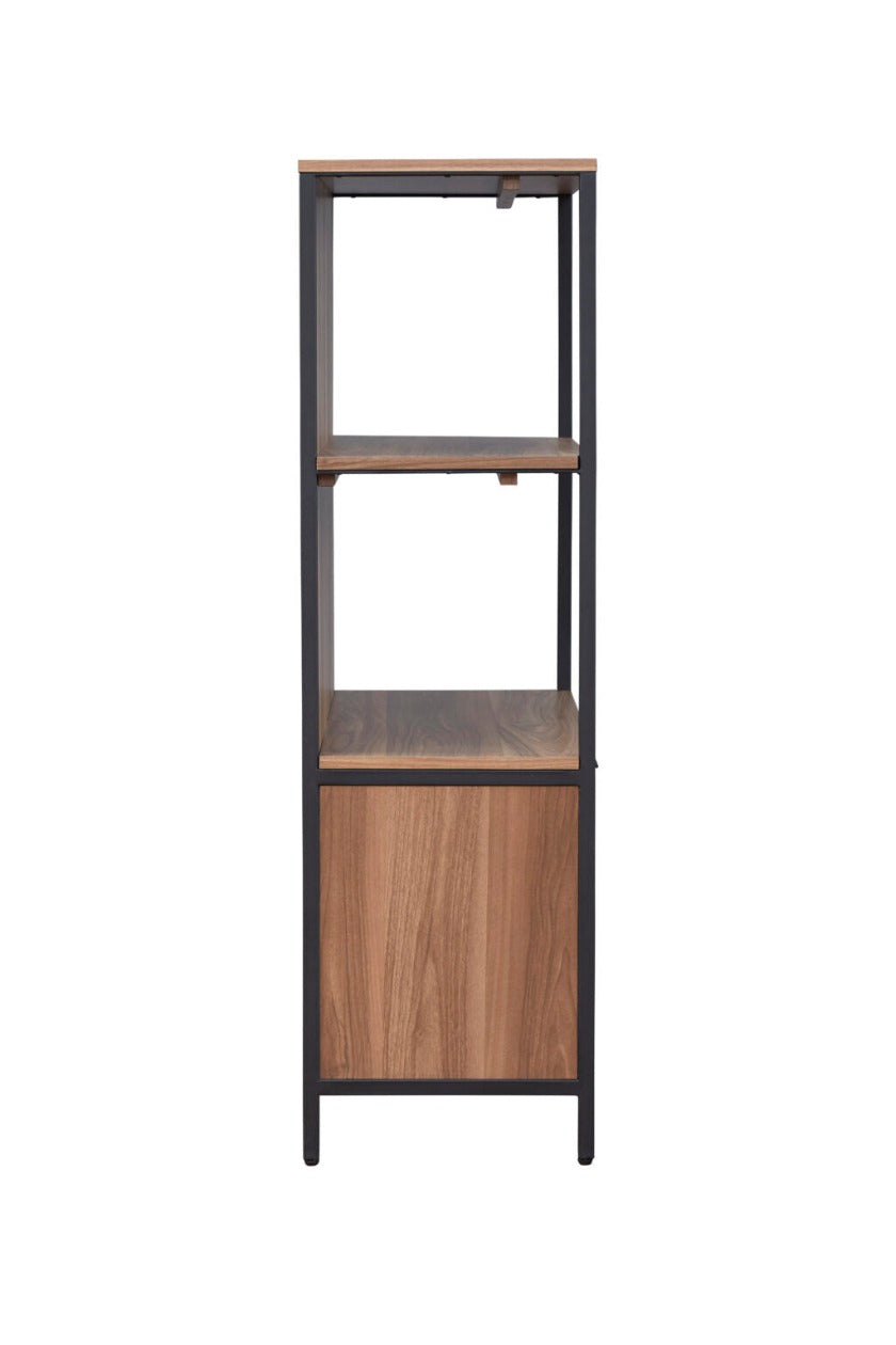 Sierra Bookcase W/ Doors 32x14x47 Inches