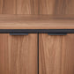 Sierra Bookcase W/ Doors 32x14x47 Inches