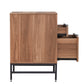 Sierra High Pedestal in Walnut 20 x 31H Inches