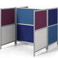 Duplex Wall Room Divider Modular Panels | Clear & Frosted Acrylic