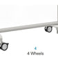 Duplex Wall Room Divider Modular Panels | Clear & Frosted Acrylic