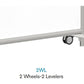 Duplex Wall Room Divider Modular Panels | Clear & Frosted Acrylic