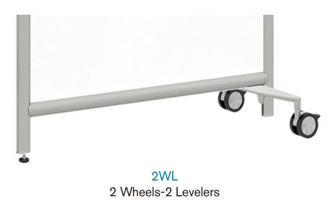 Duplex Wall Room Divider Modular Panels | Clear & Frosted Acrylic