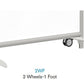 Duplex Wall Room Divider Modular Panels | Clear & Frosted Acrylic