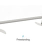 Duplex Wall Room Divider Modular Panels | Clear & Frosted Acrylic
