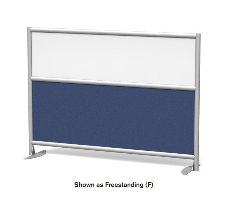 Duplex Wall Room Divider Modular Panels | Clear & Frosted Acrylic