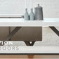 Mills Round and Rectangle Dining Table Concrete Top