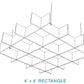 EchoDeco Acoustic Ceiling Grid Baffles 4 feet Width
