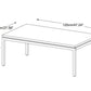 Lucius Coffee Table in Grey Ash 47"