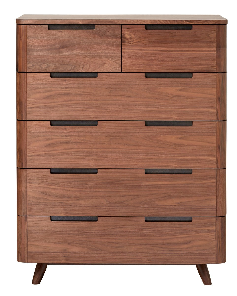 Tahoe Tall & Double Dresser with 5-6 Drawers in Walnut