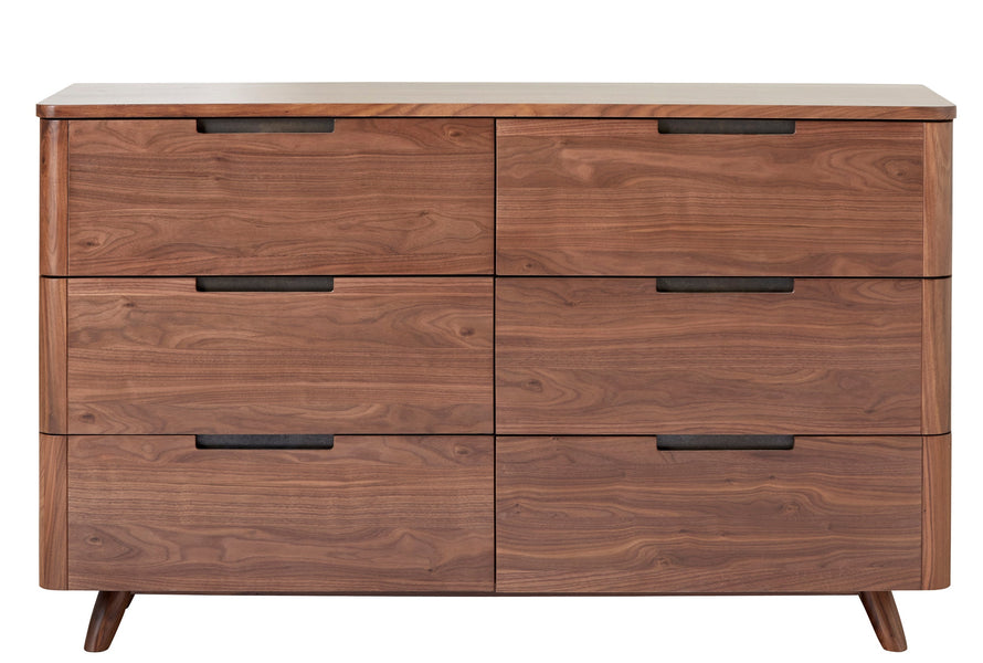 Tahoe Tall & Double Dresser with 5-6 Drawers in Walnut