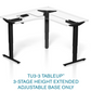 TableUp 90 Degree Adjustable Desk  48-84" USA Made