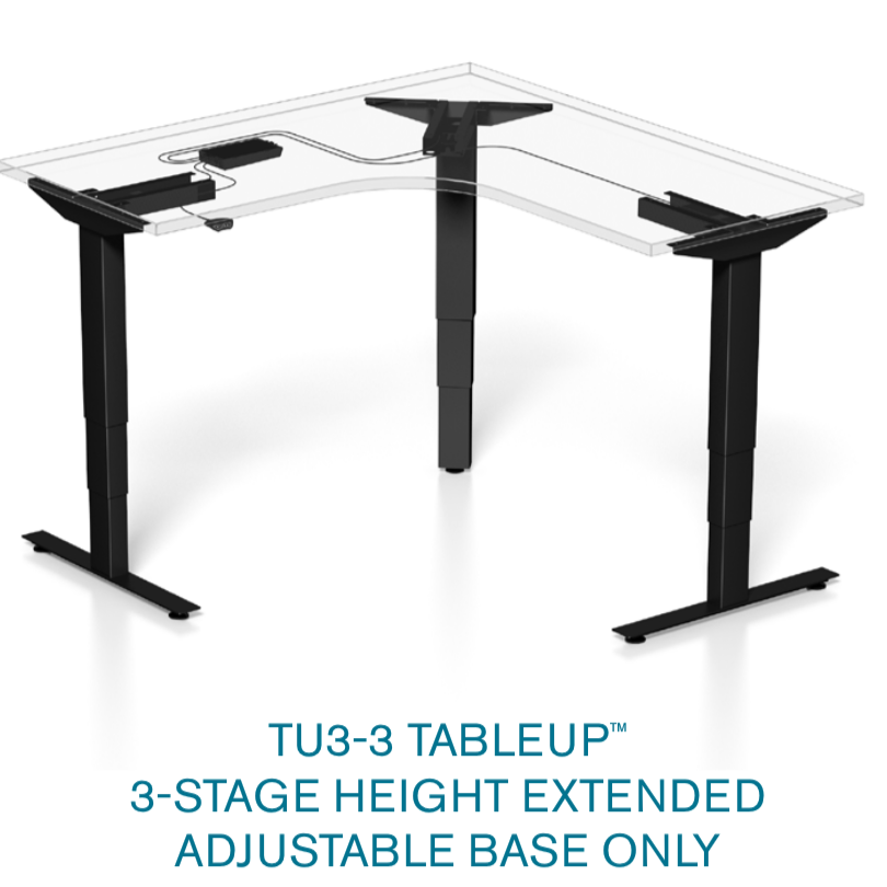 TableUp 90 Degree Adjustable Desk  48-84" USA Made
