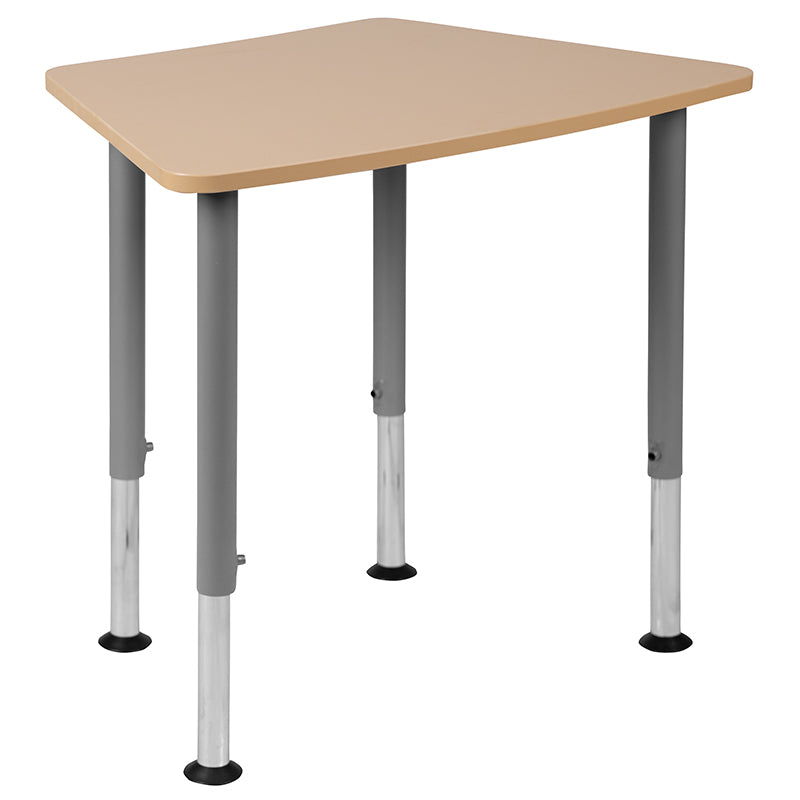 Hex Student Desk Adjustable Legs