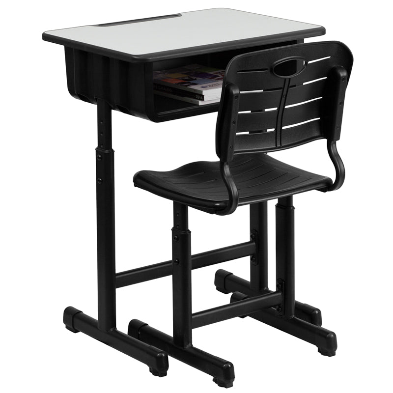 Student Desk Height Adjustable with chair- Egyr Desk 