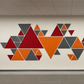 EchoDeco 90% Acoustic Wall Tile Parallelogram shapes 12" & 24"