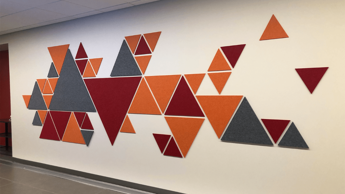 EchoDeco 85% Acoustic Wall Tile Parallelogram Shapes 12" & 24"