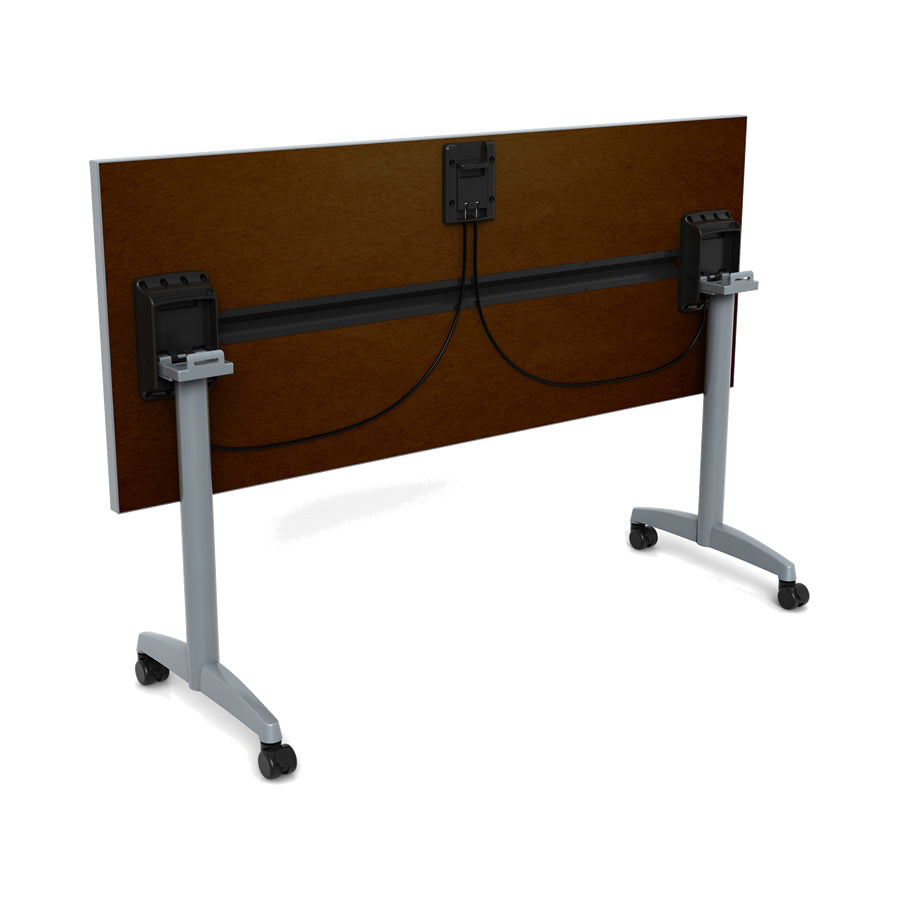 Flip-N-Nest Training Flips-back Mobile Height Adjustable Desk