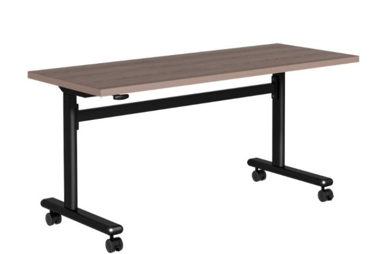 Flip-N-Nest Training Flips-back Mobile Height Adjustable Desk